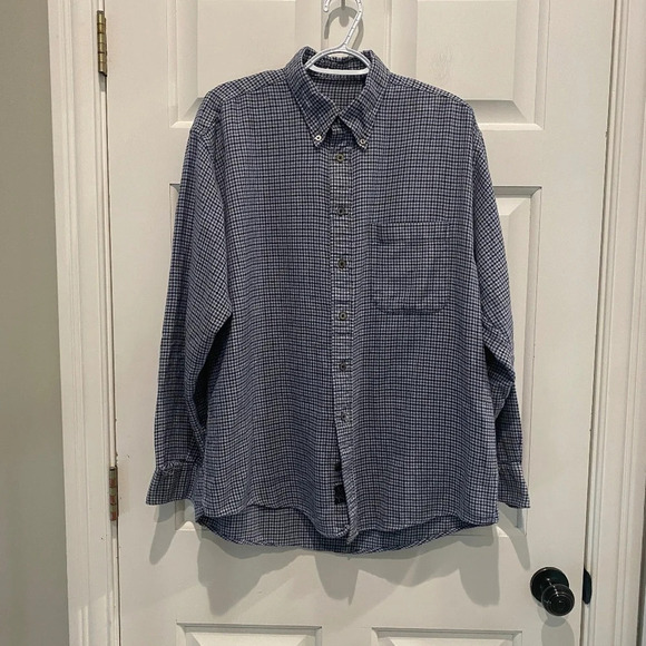 Burberry Men's Button Down Shirt/Blue/Black/White, 16703 - Picture 2 of 10